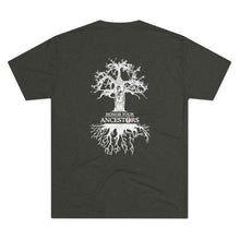 Load image into Gallery viewer, Honor Your Ancestor Tri-Blend Ancestral Tree T-Shirt