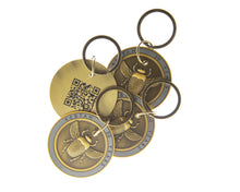 Load image into Gallery viewer, Kebtah&#39;s 30th Anniversary Alloy Keychain